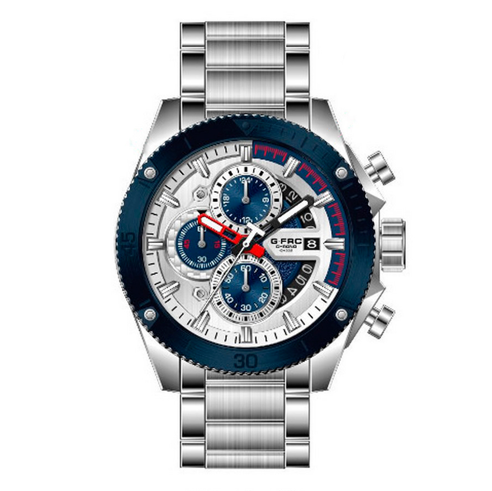 Reloj G-force Original H3642g Cronografo + Estuche